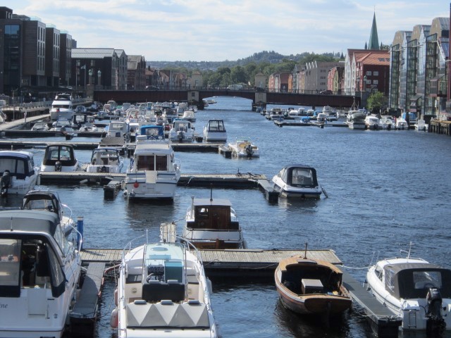 Noorwegen, Trondheim, jachthaven